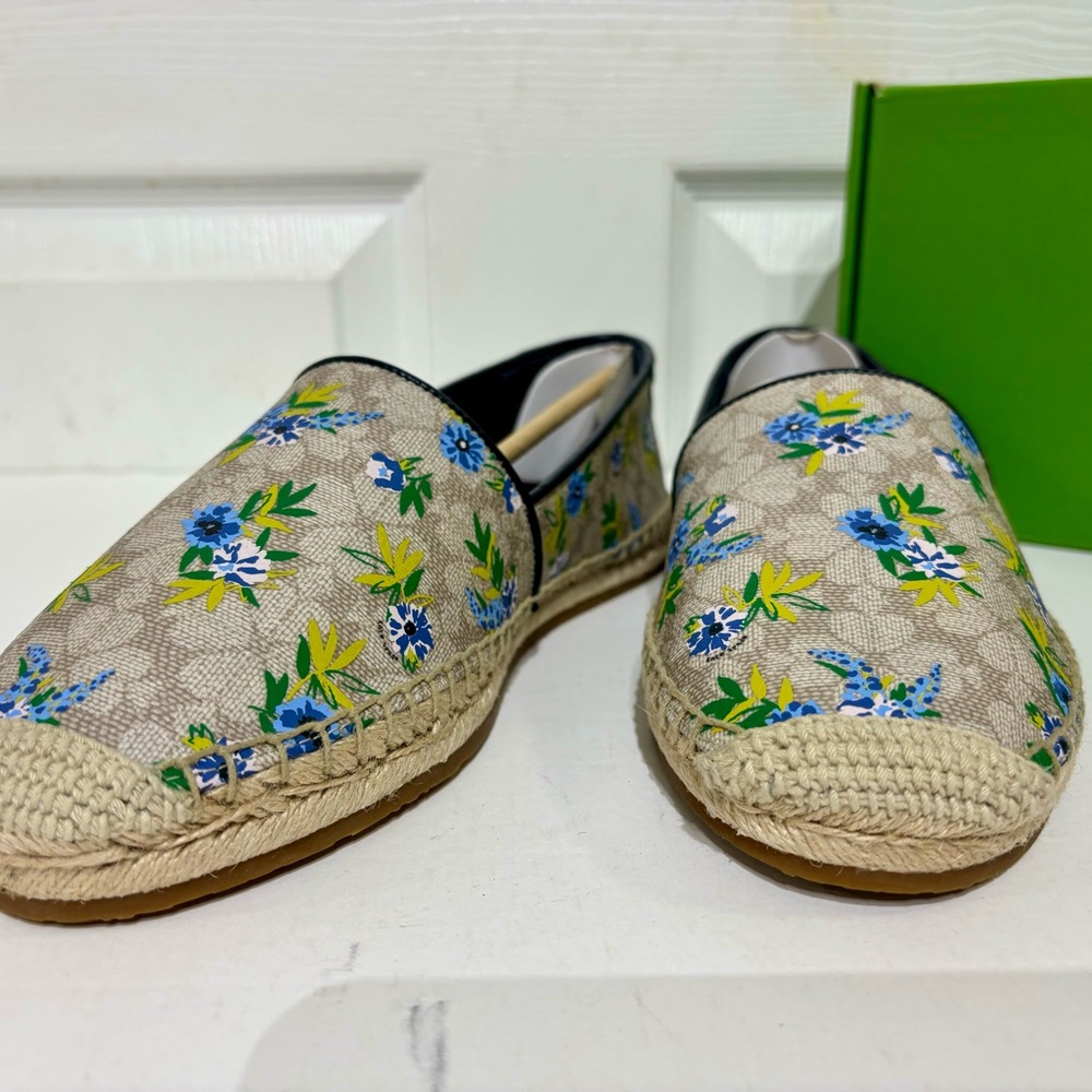 NWT Kate Spade Canvas Spade Flower Espadrilles